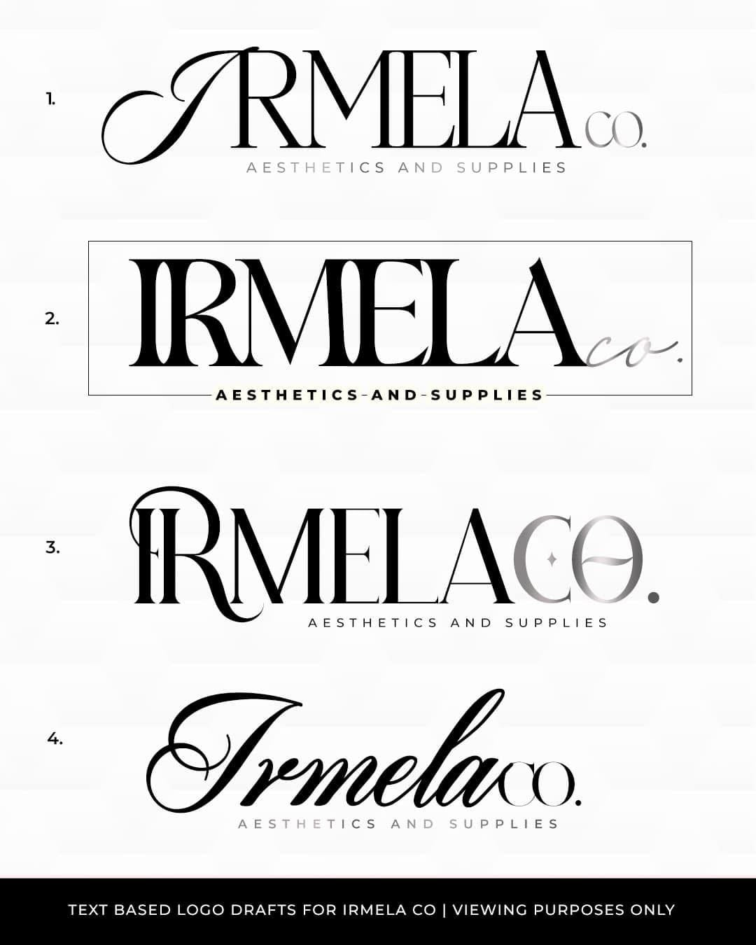 Text Based Logo Design