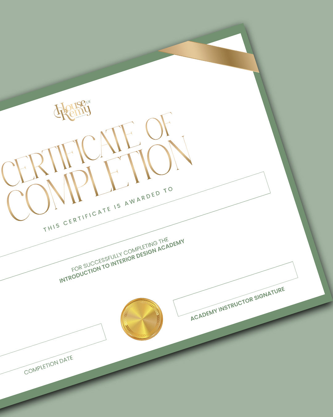 Custom Certificate Design