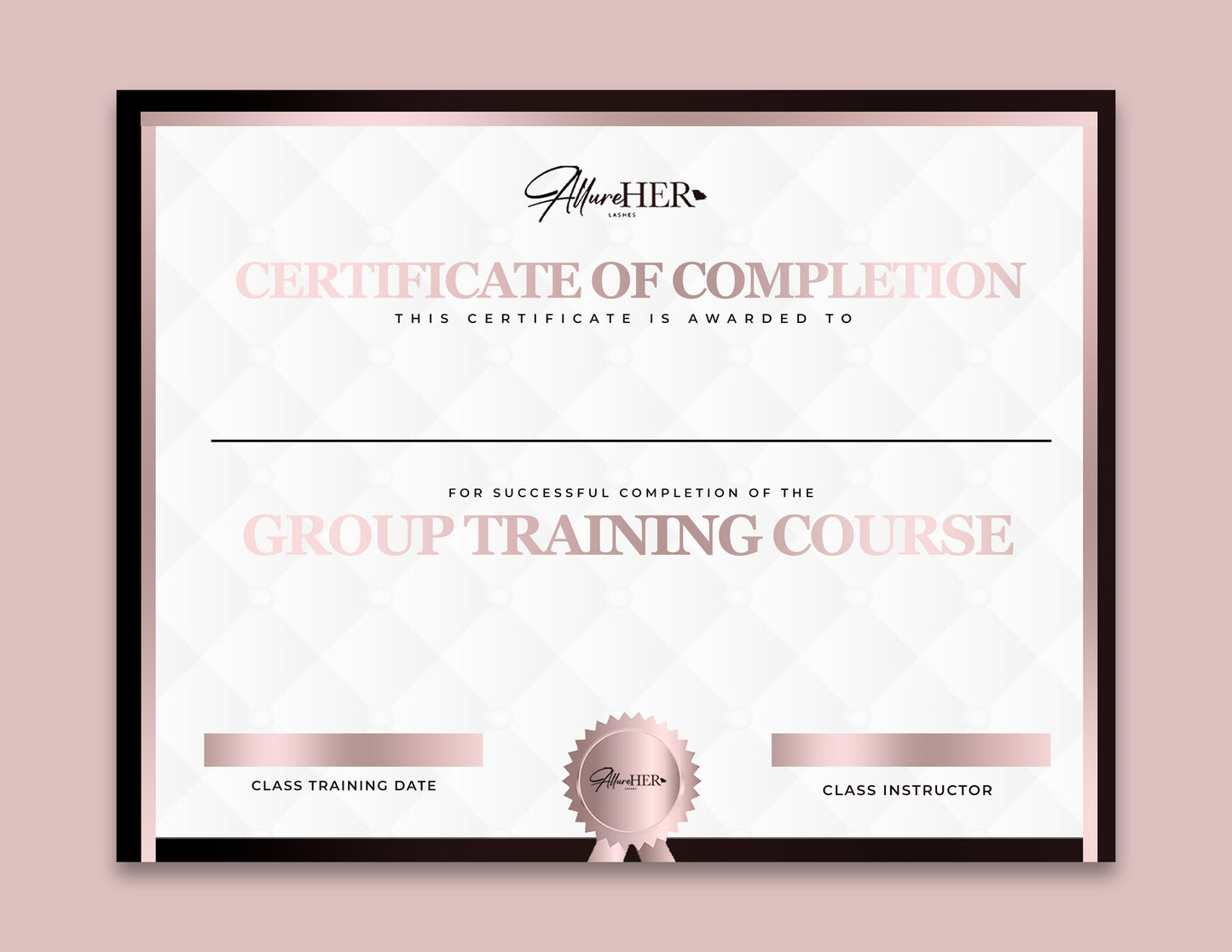 Custom Certificate Design